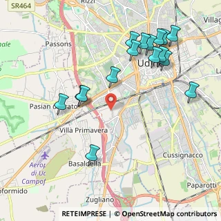 Mappa Via Attimis, 33100 Udine UD, Italia (2.25813)