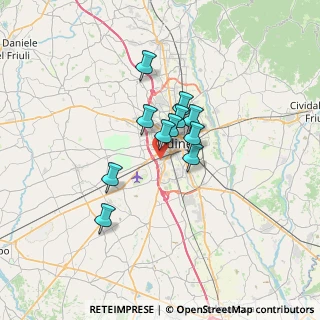 Mappa Via Attimis, 33100 Udine UD, Italia (4.41455)