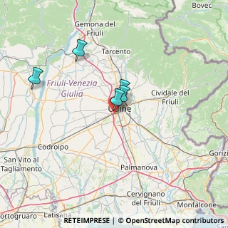 Mappa Via Attimis, 33100 Udine UD, Italia (55.10875)