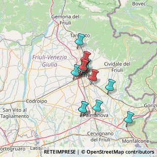 Mappa Via Attimis, 33100 Udine UD, Italia (9.95923)