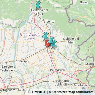 Mappa Via Attimis, 33100 Udine UD, Italia (53.73643)