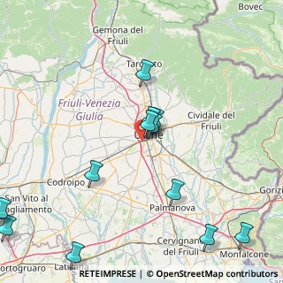 Mappa Via Attimis, 33100 Udine UD, Italia (21.36462)