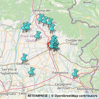 Mappa Via Attimis, 33100 Udine UD, Italia (12.49563)