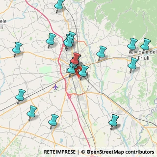 Mappa Via Osvaldo Lupieri, 33100 Udine UD, Italia (8.996)