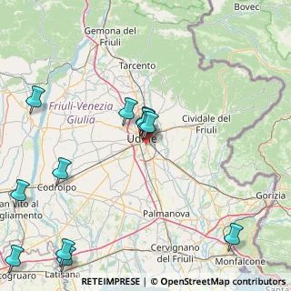 Mappa Via Osvaldo Lupieri, 33100 Udine UD, Italia (20.3875)