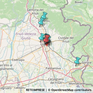Mappa Via Osvaldo Lupieri, 33100 Udine UD, Italia (6.83833)
