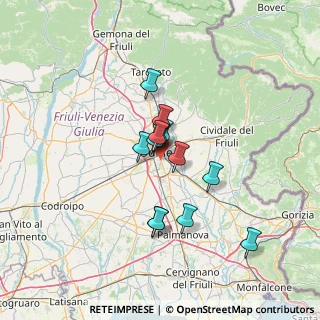 Mappa Via Osvaldo Lupieri, 33100 Udine UD, Italia (9.63)