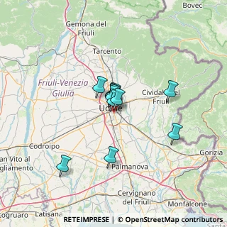 Mappa Via Osvaldo Lupieri, 33100 Udine UD, Italia (8.2375)