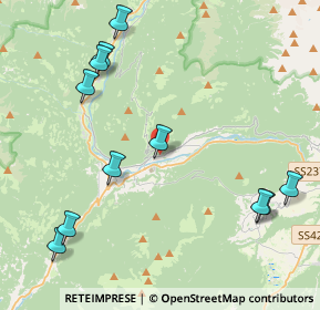 Mappa Via alla Croce, 38070 Tre Ville TN, Italia (4.98636)