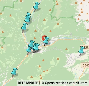 Mappa Via alla Croce, 38070 Tre Ville TN, Italia (4)