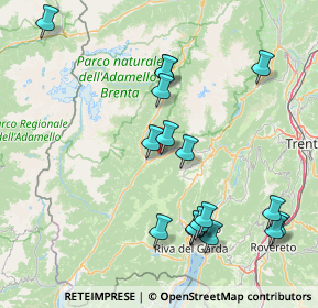 Mappa Via alla Croce, 38070 Tre Ville TN, Italia (17.19)