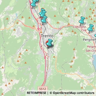 Mappa Via Paolo Borsellino, 38100 Trento TN, Italia (6.16077)