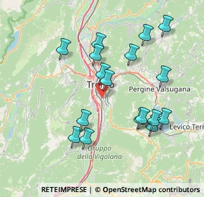 Mappa Via Paolo Borsellino, 38100 Trento TN, Italia (7.46118)