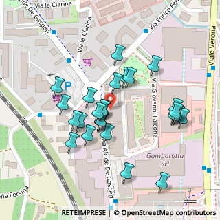Mappa Via Paolo Borsellino, 38100 Trento TN, Italia (0.11429)