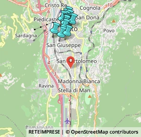 Mappa Via Paolo Borsellino, 38100 Trento TN, Italia (2.13308)