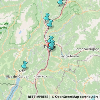 Mappa Via della Malpensada, 38100 Trento TN, Italia (28.75077)