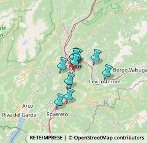 Mappa Via della Malpensada, 38100 Trento TN, Italia (7.26727)