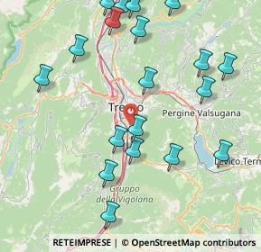 Mappa Via della Malpensada, 38100 Trento TN, Italia (9.588)