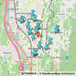 Mappa Via della Malpensada, 38100 Trento TN, Italia (0.8195)