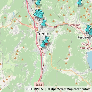 Mappa Via della Malpensada, 38100 Trento TN, Italia (5.75538)