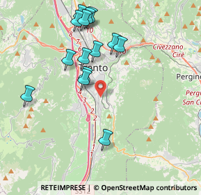 Mappa Via della Malpensada, 38100 Trento TN, Italia (3.93786)