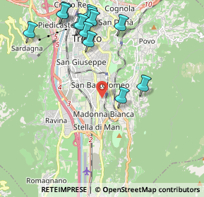 Mappa Via della Malpensada, 38100 Trento TN, Italia (2.41846)