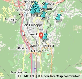 Mappa Via della Malpensada, 38100 Trento TN, Italia (2.23182)