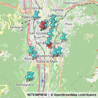 Mappa Via della Malpensada, 38100 Trento TN, Italia (1.76813)