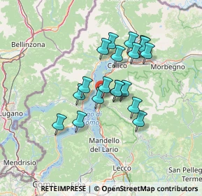 Mappa Via al Cà, 23822 Bellano LC, Italia (10.67053)