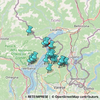 Mappa VIA AQUILINO, 21061 Maccagno con Pino e Veddasca VA, Italia (10.7345)