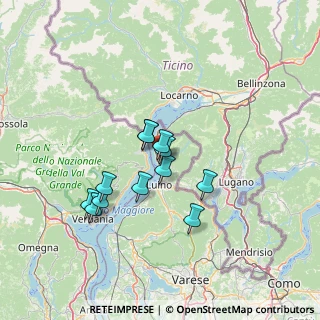 Mappa VIA AQUILINO, 21061 Maccagno con Pino e Veddasca VA, Italia (10.81333)