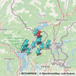 Mappa VIA AQUILINO, 21061 Maccagno con Pino e Veddasca VA, Italia (11.67158)
