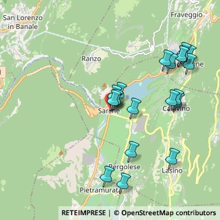 Mappa Sarche, 38078 Madruzzo TN, Italia (2.076)
