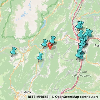 Mappa Via E. Pedrini, 38072 Calavino TN, Italia (9.4515)