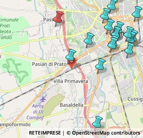 Mappa Via Napoleonica, 33037 Pasian di Prato UD, Italia (2.8455)