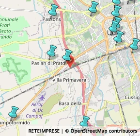Mappa Via Napoleonica, 33037 Pasian di Prato UD, Italia (3.05846)