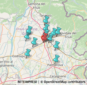 Mappa Via Napoleonica, 33037 Pasian di Prato UD, Italia (9.12077)