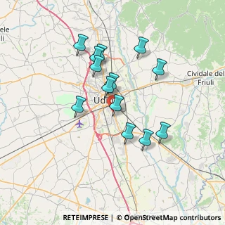 Mappa Mega Udine, 33100 Udine UD, Italia (6.16)