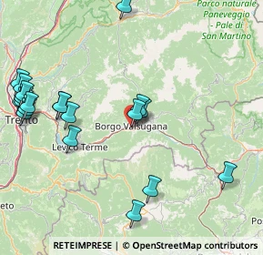 Mappa 38051 Borgo Valsugana TN, Italia (19.99)