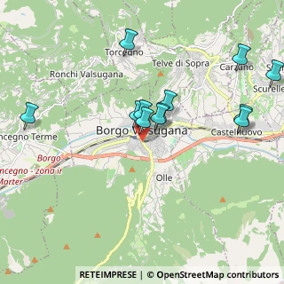 Mappa Via Giamaolle, 38051 Borgo Valsugana TN, Italia (1.88667)