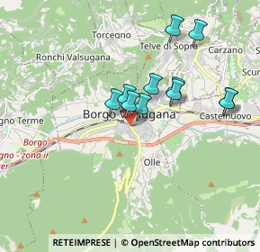 Mappa 38051 Borgo Valsugana TN, Italia (1.47636)