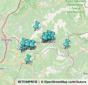 Mappa Via Fornaci, 38051 Borgo Valsugana TN, Italia (9.30118)