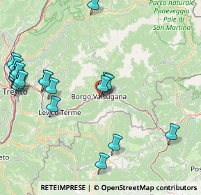 Mappa Via Fornaci, 38051 Borgo Valsugana TN, Italia (20.2005)