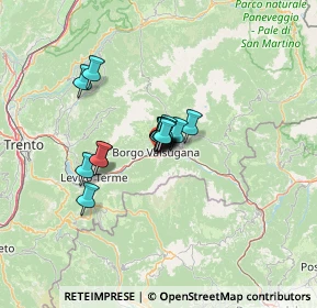 Mappa Via Fornaci, 38051 Borgo Valsugana TN, Italia (7.35067)