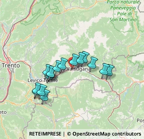 Mappa Via Fornaci, 38051 Borgo Valsugana TN, Italia (11.45)
