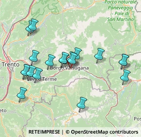 Mappa Via Fornaci, 38051 Borgo Valsugana TN, Italia (15.20526)