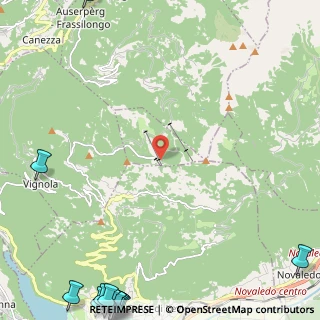 Mappa Località Panarotta, 38057 Pergine Valsugana TN, Italia (4.4485)