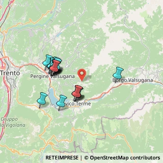 Mappa Località Panarotta, 38057 Pergine Valsugana TN, Italia (6.3695)