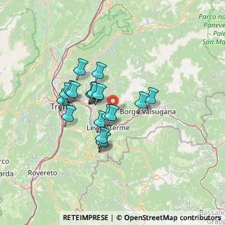 Mappa Località Panarotta, 38057 Pergine Valsugana TN, Italia (10.2395)