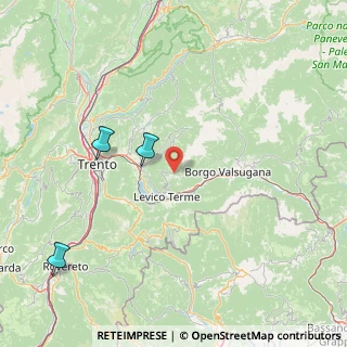 Mappa Località Panarotta, 38057 Pergine Valsugana TN, Italia (66.7095)